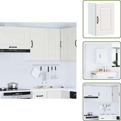 vidaXL Küchen-Hängeschrank Kalmar Weiß Holzwerkstoff (1/5)