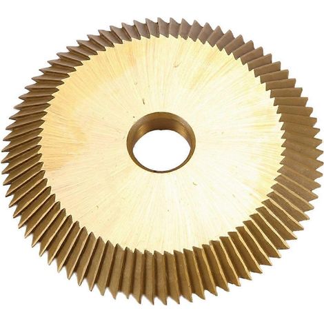 Lame de scie HSS 80 dents, revêtement titane, 70 x 7,3 x 12,7 mm, pour la reproduction de clés et la serrurier. (1/4)