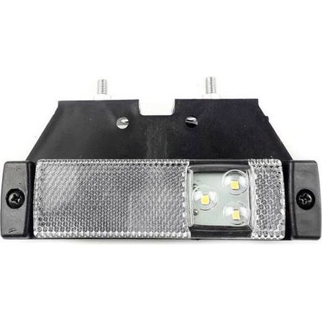 Lámpara lateral LED blanca con soporte ITM720309 (1/3)