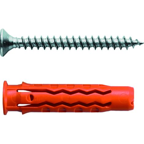 Tassello con vite mungo mq-s in nylon 6x30 100 pezzi - 1380051f