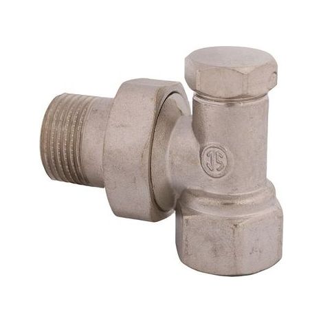 JS HEIZKOERPERVERSCHRAUBUNG MUFFE ECKFORM,DN10,3/8",VERNICKELT