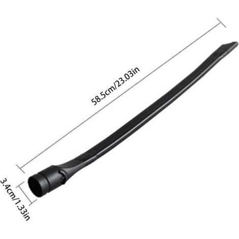 2X Fente Outil pour Aspirateur V6, Accessoire de Rallonge de Crevasse Flexible Accessoire pour Dc35 Dc45 Dc58 Dc59 Dc62 V6, noir (1/5)