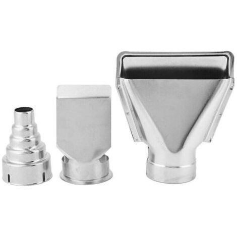 3PCS Buse de pistolet à air en acier de haute qualité Pièces de rechange Accessoires Accessoires pour outils électriques,Décapeur Thermique Sèche Cheveux A (1/4)