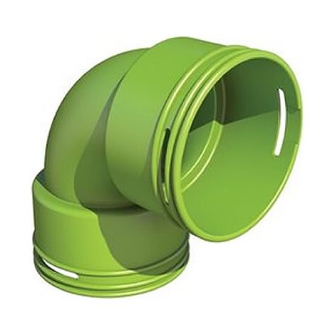 Bosch Zubehör Wohnungslüftung RRB 75-2 Bogen 90 Gr für RR75 (3 Stück), 7738113332