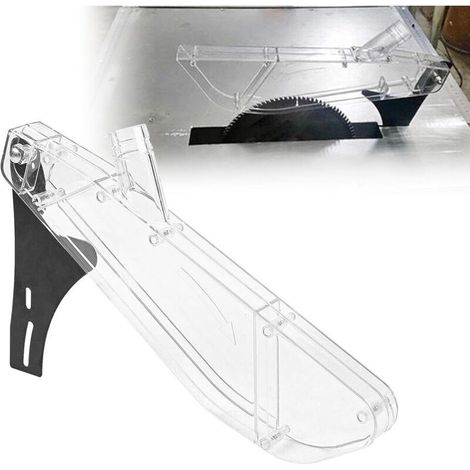 Capot De Protection De Lame, Couvercle De Protection Pour Scie De Table, Couvercle En Plastique, Pour Scie Circulaire De 7-10 (1/5)