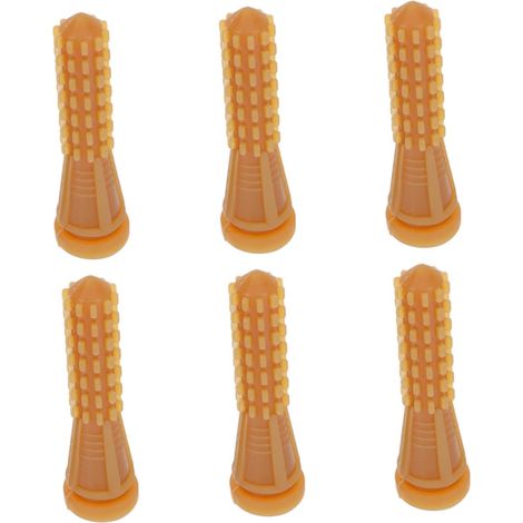 Doigts de Plumeuse de Volaille en Caoutchouc, Lot de 6, pour Poulets et Canards, des Cassures de Peau, Accessoire de Ferme (1/5)
