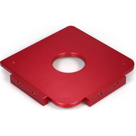 Zoternen Fräser-Schablonen für die Holzbearbeitung, Fräser-Schablone aus Aluminiumlegierung, Fräsen mit Abgerundeten Ecken, Fräser-Bit-Schablonen für Tischler (1/5)