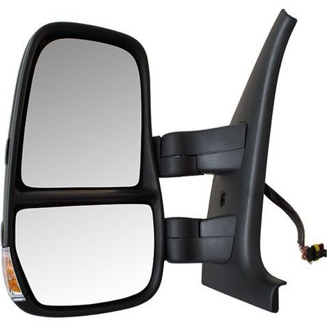 Rétroviseur extérieur électrique Iveco Daily 2006-2014 – Côté gauche – Bras court – Chauffage intégré