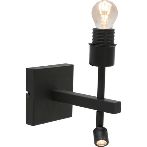Steinhauer - wandleuchte - Stang - schwarz - metall - einzelne (1/5)