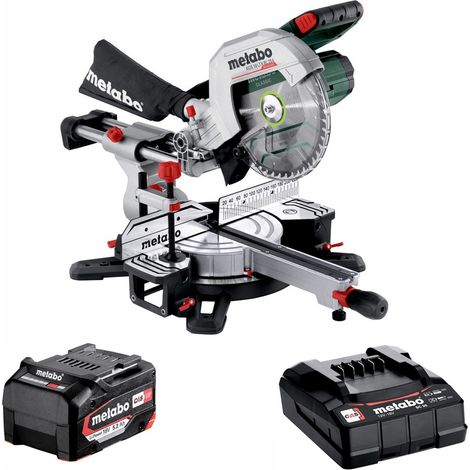 Metabo Brushless 18V Mitre Saw KGS 18 LTX BL 254 + 5.2ah Battery 254mm 10 Inch