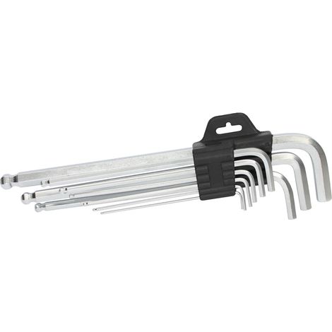 Set chiavi esagonali Inline 43085 9 pezzi sfera 1.5-10mm