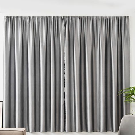 Rideaux occultants pour chambre à Velcro — Lot de 2 pièces (attaches incluses) — 120 x 80 cm. (1/5)