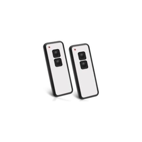 Lot de 2 émetteurs portatifs 433,92 MHz pour porte de garage Novotron 522, 524, 502 MAX43-2, 512 Mix 43-2, 2 canaux