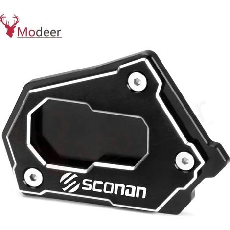 (sconan-Noir) Accessoires moto : béquille latérale, extension de béquille, plaque de support compatible avec BMW R 1200 GS LC Adv R1250 R1250GS Adventure maxpower (1/4)