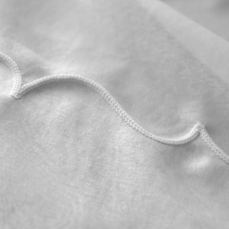 Tissu en voile sablé avec cornely Blanc 3 m