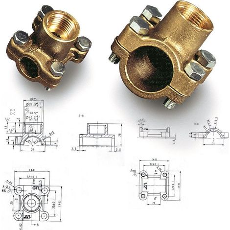 Presa acqua rapida per tubi 1/2" 780100OL1/2