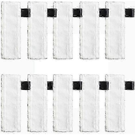 AURA Lot de 10 lingettes de rechange pour nettoyeur vapeur Karcher Easyfix SC2 SC3 SC4 - Bonne qualité (1/5)
