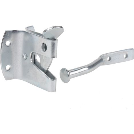Rs Pro – Verrouillage automatique en acier – Loquet robuste pour portes – Mécanisme d'enclenchement par gravité – Pour espaces confinés