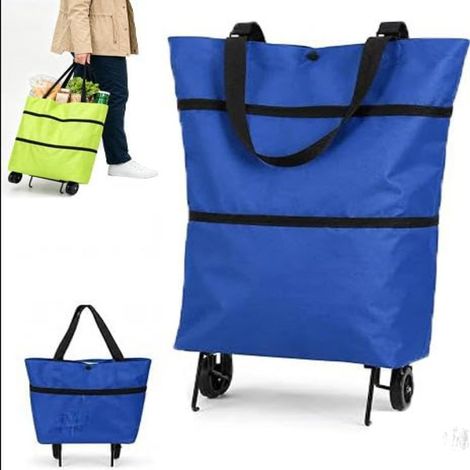 Beyamis Chariot courses pliable - Roulettes imperméable supermarché (1/5)