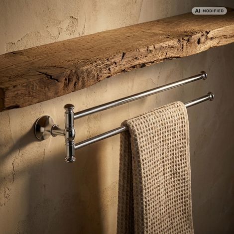 Support de serviette pivotant rétro antique (1/3)