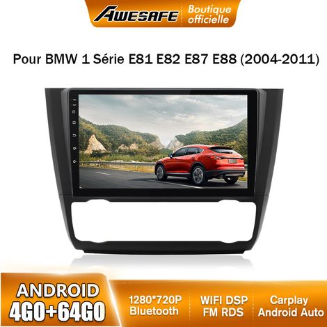 AWESAFE Autoradio Android 13 pour BMW 1 Series E81 E82 E87 E88 (2004-2011) 4Go+64Go 9'' Écran Tactile Carplay Android Auto GPS (1/5)
