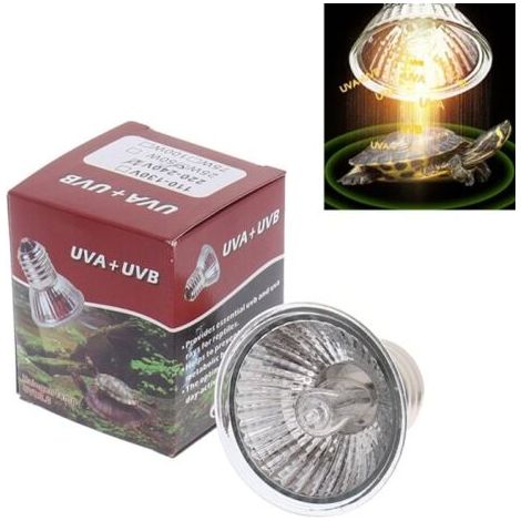 Ampoule UVA+UVB 3.0 pour reptiles 25/50/75 W, type tortue, lumière UV solaire, 75 W - 220 V (1/5)
