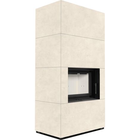 Kaminbausatz KRATKI FLOKI BOX 8 kW Ø 160 Quarzsinter FOKOS TALCO (1/5)