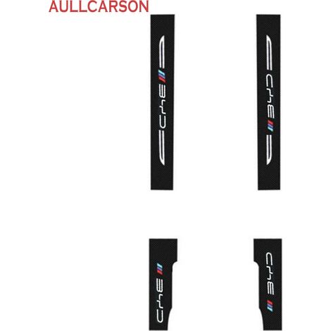 (Lot de 4) Pour BYD Atto 3 EV 2023-2024 : protections de seuil de porte en cuir,bandes de seuil en fibre de carbone et accessoires pour hayon (1/3)