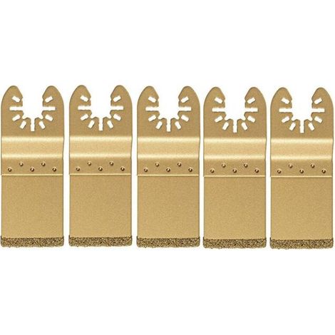 5Pcs Universal Oscillating Diamond Saw Blade / Set for Release Fit Multi-Tool Blade Cutting Dics (1/5)