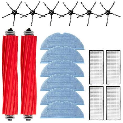 NALOOKAMIC Pièces détachées pour aspirateur Roborock S7, S7 Plus, S7 MaxV, S7 MaxV Ultra, S7 Pro Ultra : filtre HEPA, chiffon de nettoyage, brosse principale et autres éléments.