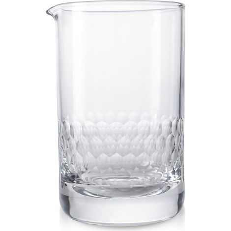 Verre mélangeur 600 ml avec coupe nid d'abeille pour cocktails (1/5)