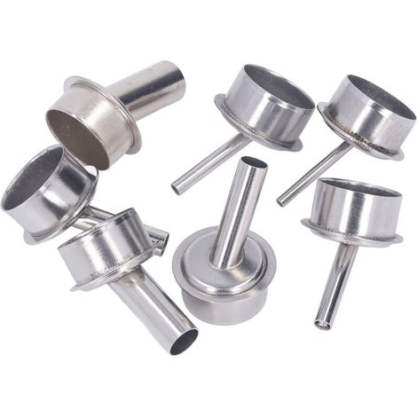 Kit 7 Buses pour Pistolet à Air Chaud 861DW - Acier Inoxydable (3-12mm) - Compatible Station de Soudage - Accessoires Professionnels (1/4)