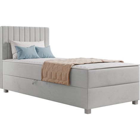 Cama continental Soral, Manila 14, Continental, Individuales, 90x200, Tapiz, Somieres, 90x207x106cm