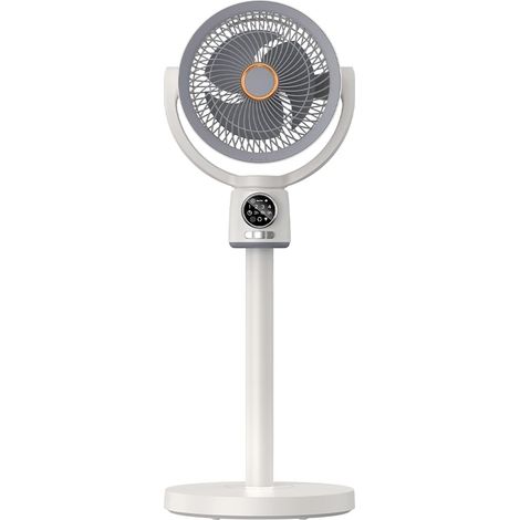 Ventilateur de table extensible pour la maison, avec veilleuse, télécommande et minuterie. (1/5)