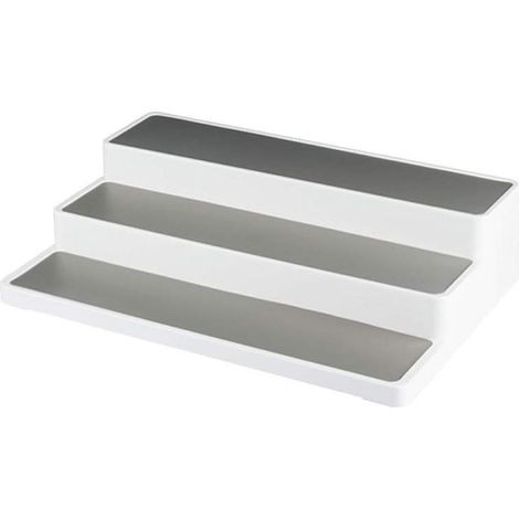 Organisateur de Placard/étagère de Cuisine antidérapant à 3 Niveaux,Organisateur de Rangement à Plusieurs Niveaux Extensible,Organisateur de Maquillage, étagère à Pots à épices-Fei Yu (1/5)