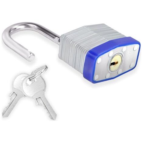 Cadenas de valise avec clé, 40 mm, petits cadenas avec clé, cadenas pour valise, cadenas pour casier, cadenas de sécurité (1/5)