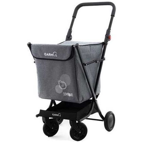 Carro compra GARMOL minijumbo jasp c-800 gris 48 litros