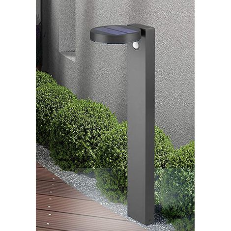 LED Solar Wegeleuchte Außenleuchte POSADAS in Anthrazit, Bewegungsmelder, 60cm (1/5)