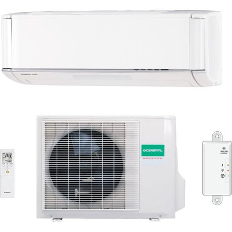 fujitsu general inverter-klimagerät premium nocria 12000 btu ashg12kxca r-32 wi-fi integrated class a++/a++