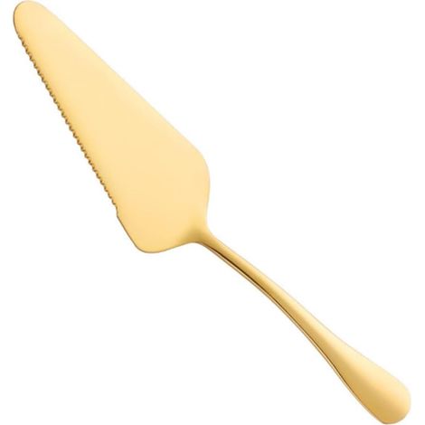 1 Pelle À Gâteau Acier Inoxydable Dentelée Ergonomique Pour Pizza Fromage Cuisine Mariage (1/5)