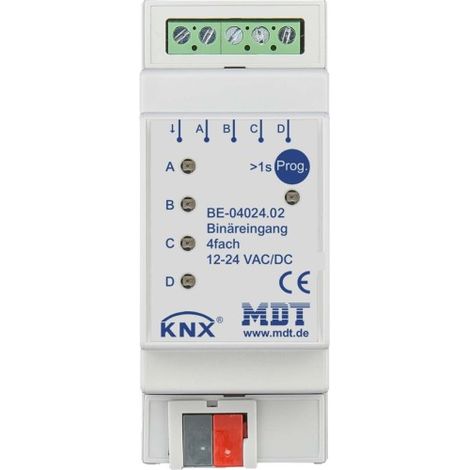 Modulo binario mdt be-04024.02 4 ingressi 12-24 V