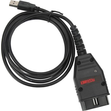 Adaptateur diagnostic OBD2 USB haute performance, câble EOBD ECU multifonction pour clignotement et diagnostic auto. (1/5)