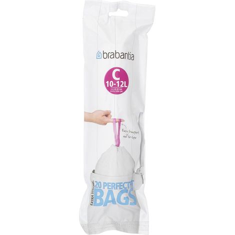 Brabantia PerfectFit Sacchi Immondizia Tipo C 10-12 Litri 20 Pezzi (1/5)