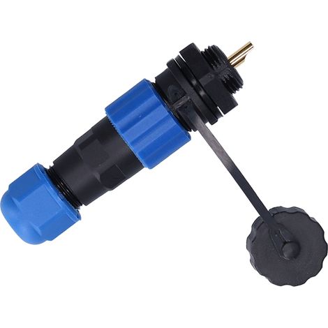 Connecteur Industriel Compact 380V 25A pour CNC, Prise Aviation Anticorrosion avec 1 Broche