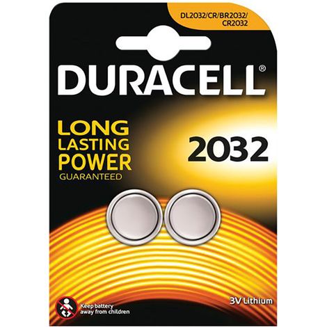 Duracell CR2032 Coin Lithium Button Cell Battery Pack of 2