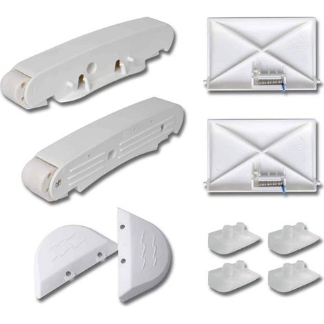 AXV417WHP Kit de balançoire pour nettoyeur de piscine, AXV604WHP Kit de cadres avant et arrière compatible avec Hayward Navigator Pool Vac Ultra Pool Cleaner Part 10pcs (1/5)