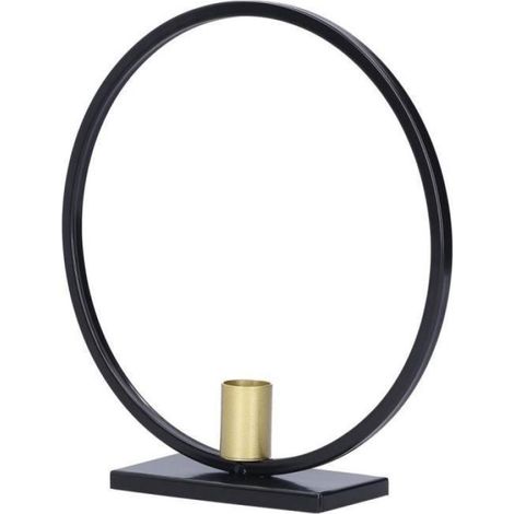 Cadeau DArtisanat Bougeoir Rond Simple Chandelier De Maison En Fer Forg Pour Dcoration Du Dner BOUGEOIR (1/4)