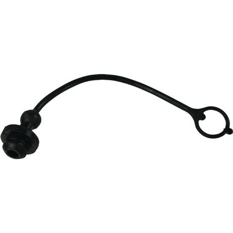 Tap贸n antipolvo PVC negro para racor ANV 3/8" hembra FASTER TMA38N