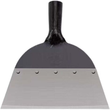 Pelle de nettoyage de jardin en acier polyvalente, pelle plate, largeur de la tête de pelle 27,5 cm (1/4)