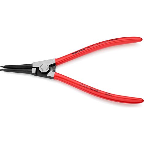 KNIPEX Pinza per anelli di sicurezza per anelli di sicurezza esterni su alberi rivestiti in resina sintetica 210 mm, 46 11 A3 (1/4)